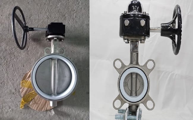 Van bướm tay quay 5 Van bướm inox tay quay