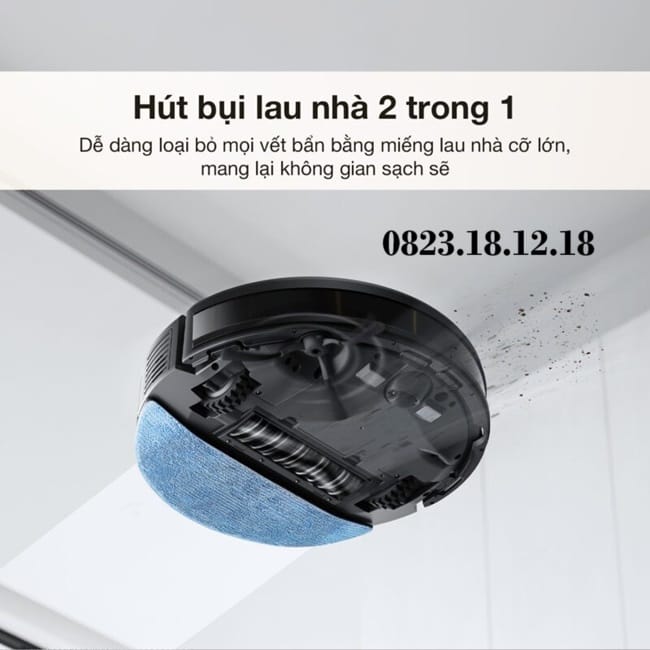 Robot hút bụi và lau nhà 2 trong 1