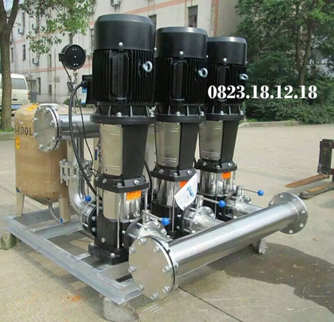 Máy Bơm Đẩy Cao Trục Đứng