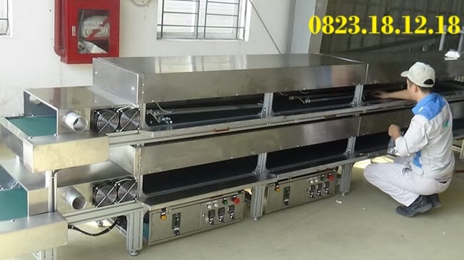 Máy sấy băng tải