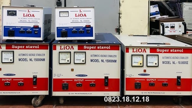 Ổn Áp Lioa 1 Pha, 2 Pha, 3 Pha
