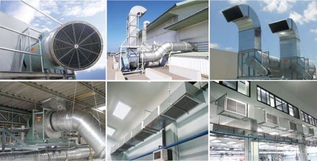 Ứng dụng của quạt công nghiệp