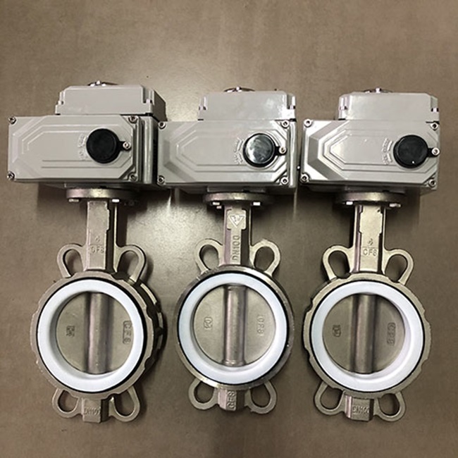 Van Bướm Inox Điều Khiển Điện