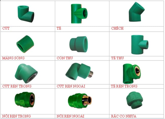 các loại phụ kiện ống