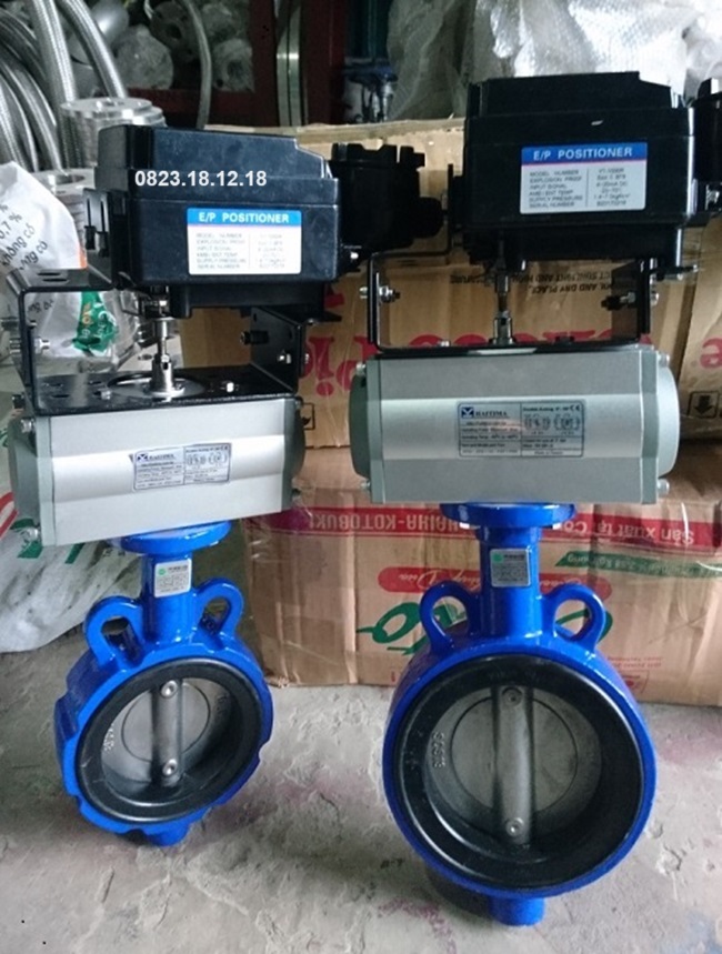 Van Bướm Điều Khiển Khí Nén Tuyến Tính
