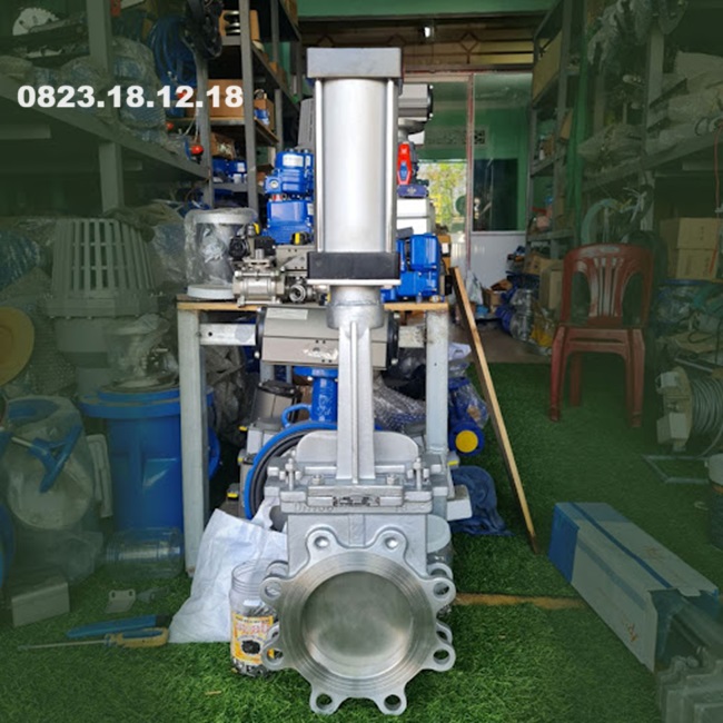 Van Dao Inox Điều Khiển Khí Nén