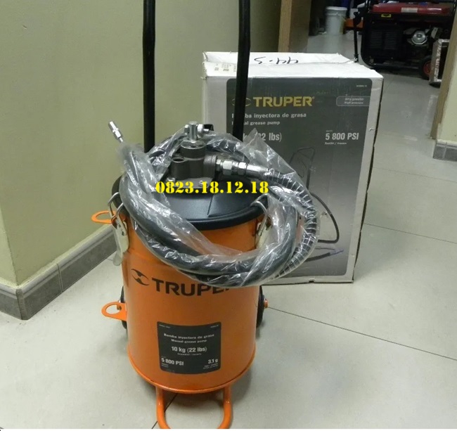 Bơm mỡ bôi trơn bằng tay 7 Bơm mỡ bôi trơn bằng tay 10kg