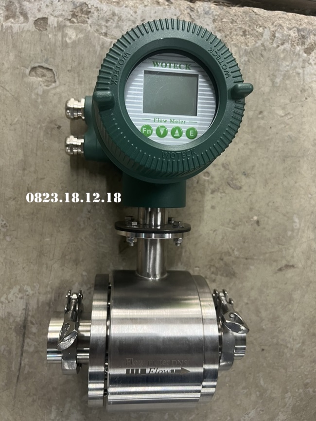 Đồng hồ đo lưu lượng hóa chất điện tử 12 Đồng hồ đo lưu lượng hóa chất điện tử clamp