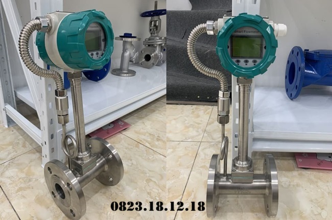 Đồng hồ đo lưu lượng khí gas LPG dạng xoáy (Vortex)