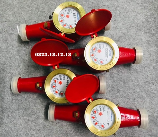 Đồng hồ đo nước nóng 7 Đồng hồ đo nước nóng nối ren