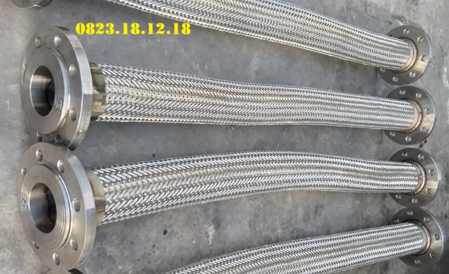 Khớp nối mềm inox mặt bích