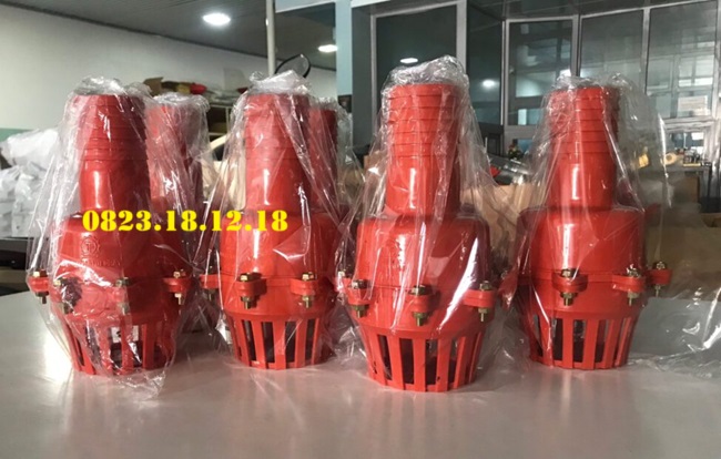 Rọ bơm nhựa 3 Van đáy nhựa