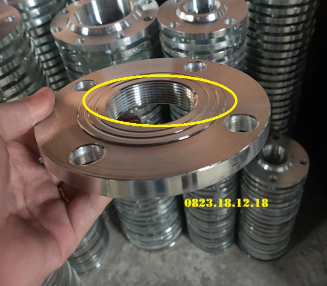 Mặt bích inox ren 