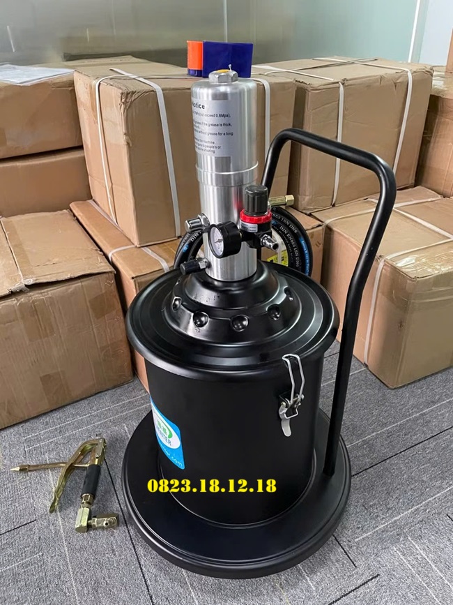 Bơm mỡ bôi trơn tự động áp cao khí nén