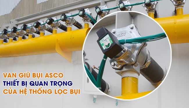 Van điện từ rũ bụi ASCO 9 Ứng dụng của van điện từ rũ bụi ASCO