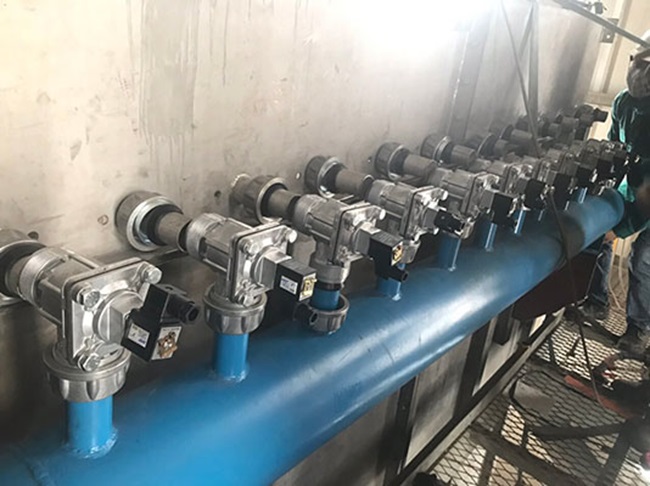 Van điện từ rũ bụi DCF 8 Ứng dụng của van điện từ rũ bụi DCF