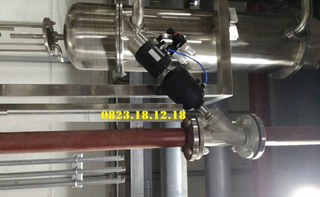 Ứng dụng của van y xiên điều khiển khí nén mặt bích