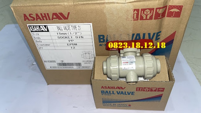 Van bi nhựa PPH 9 Van bi nhựa PPH