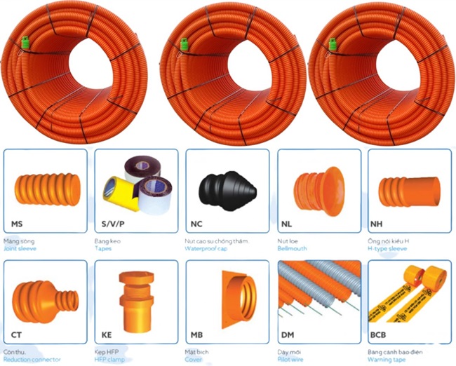 Ống nhựa xoắn HDPE