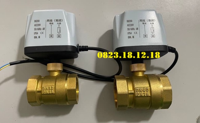 Van bi thường đóng điều khiển điện