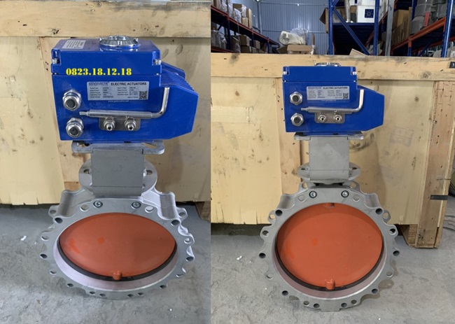 Van bướm silo điều khiển điện