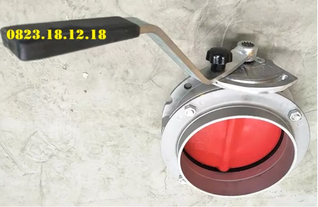 Van bướm silo tay gạt 2 Van bướm silo tay gạt