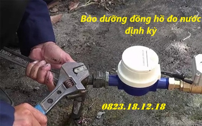 Bảo dưỡng đồng hồ đo nước định kỳ