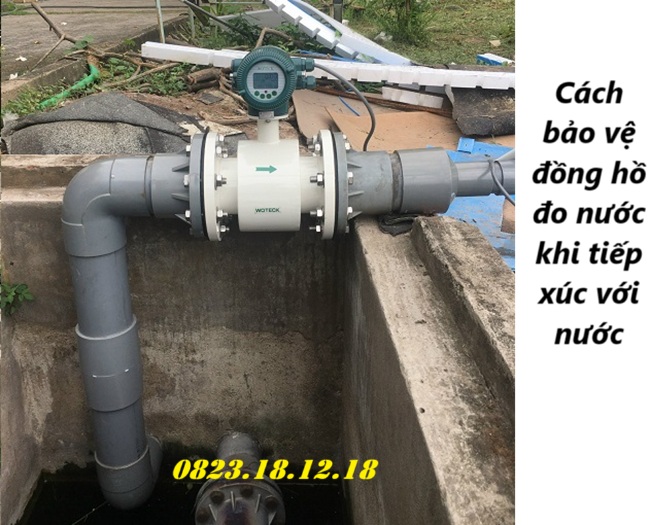 Cách bảo vệ đồng hồ đo nước khi tiếp xúc với nước