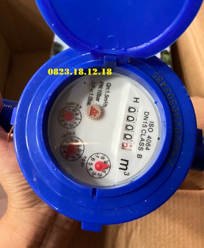 Cách xem đồng hồ đo nước 4 số đen và 1 số đỏ 4 Cách xem đồng hồ đo nước 4 số đen và 1 số đỏ