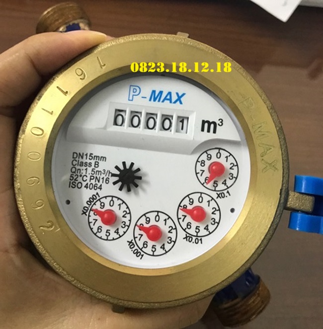 Cách xem đồng hồ đo nước 5 số