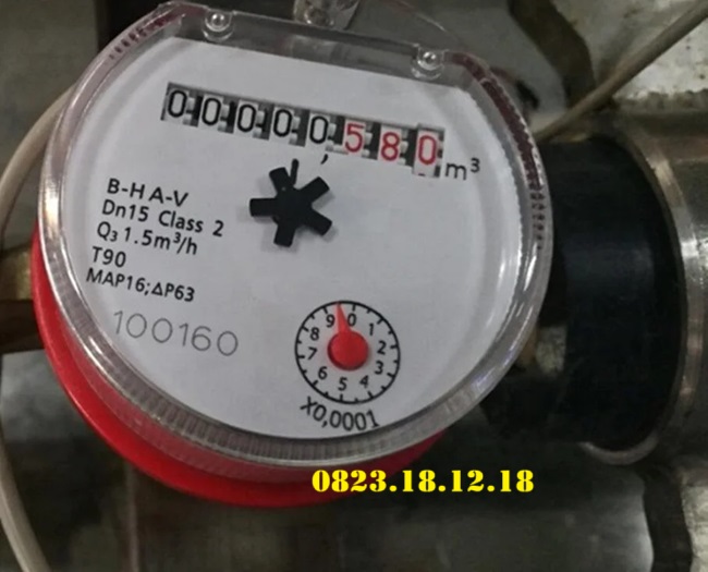 Cách xem đồng hồ đo nước 8 số