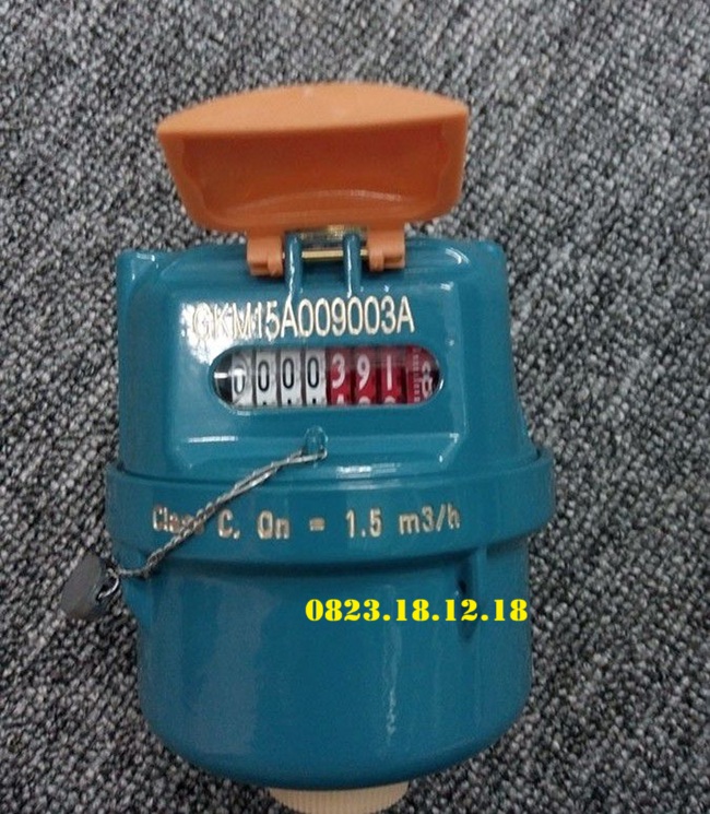 Đồng hồ đo nước 4 số đen và 4 số đỏ