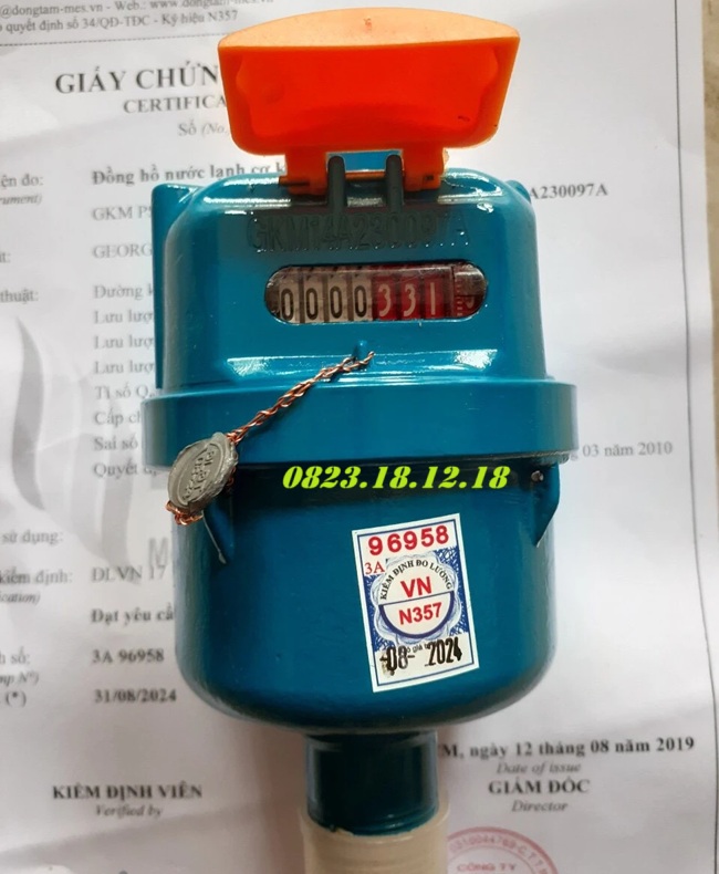 Đồng hồ đo nước có kiểm định