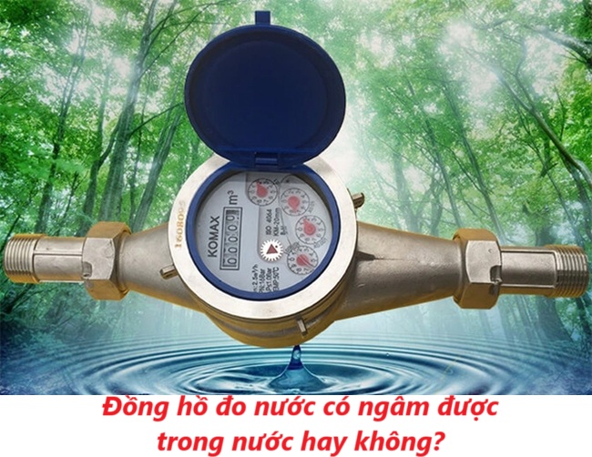 Đồng hồ đo nước có ngâm được trong nước hay không? 1 Đồng hồ đo nước có ngâm được trong nước hay không