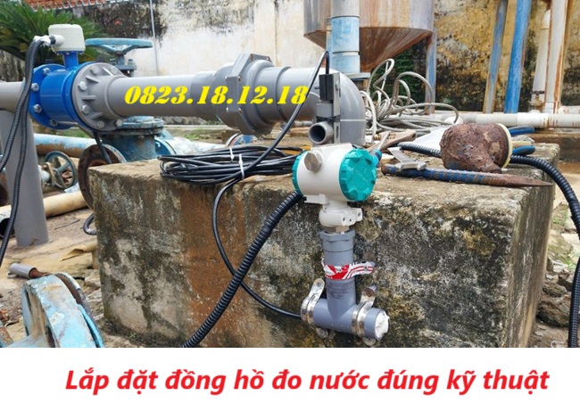 Lắp đặt đồng hồ đo nước đúng kỹ thuật