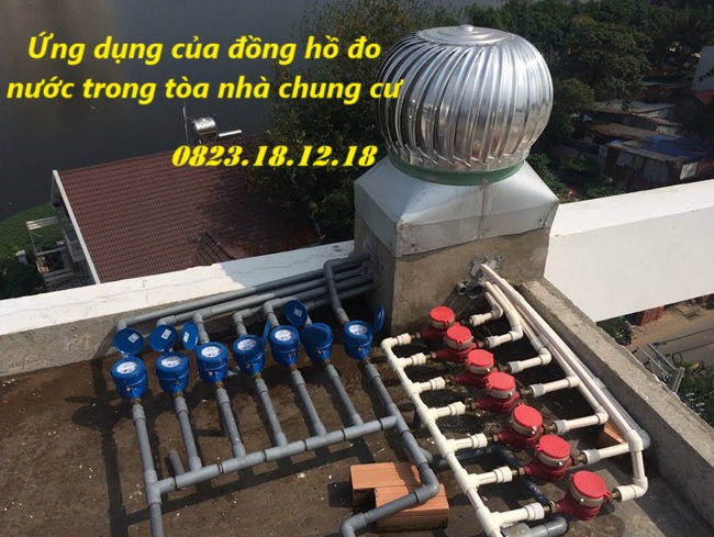 Ứng dụng của đồng hồ đo nước trong tòa nhà chung cư