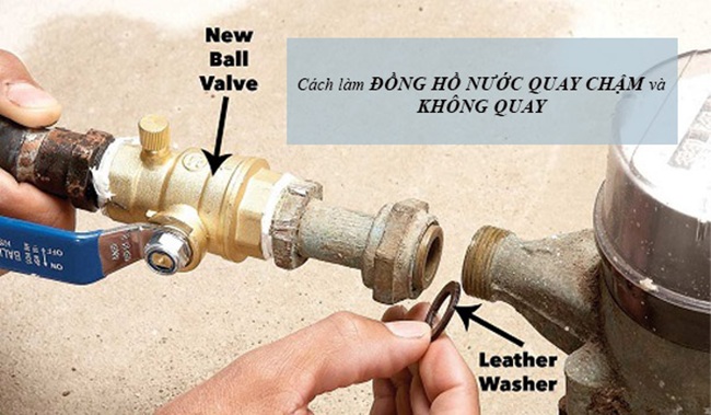 Cách làm đồng hồ đo nước quay chậm 11 Cách làm đồng hồ đo nước quay chậm