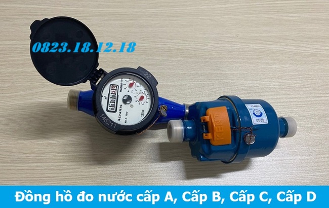 Đồng hồ đo nước cấp A cấp B cấp C là gì? 18 Đồng hồ đo nước cấp A, cấp B, cấp C là gì? Phân loại và ứng dụng