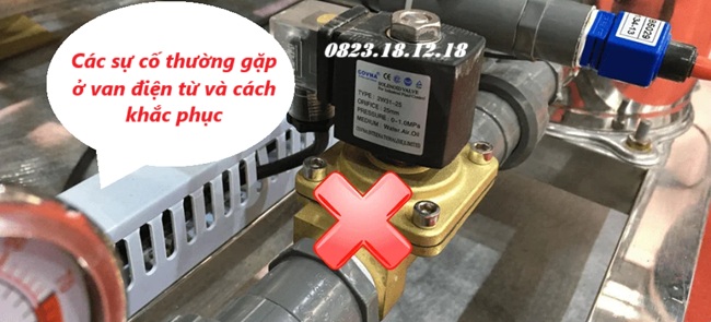 Các sự cố thường gặp ở van điện từ và cách khắc phục