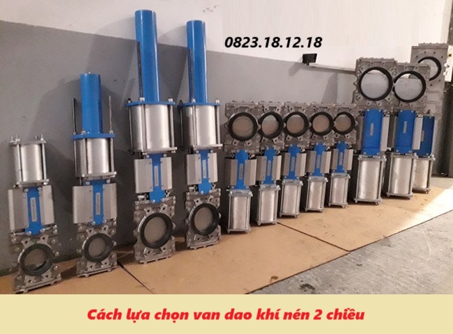 Van dao khí nén 2 chiều 10 Cách lựa chọn van dao khí nén 2 chiều