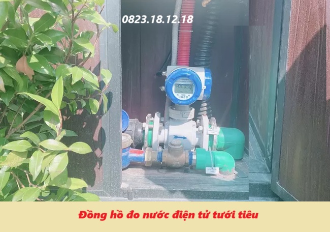 Đồng hồ đo nước điện tử tưới tiêu
