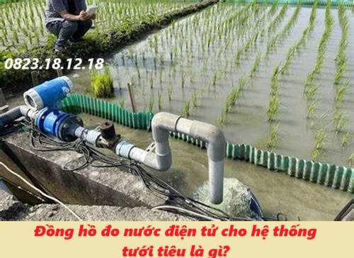 Đồng hồ đo nước điện tử cho hệ thống tưới tiêu là gì?