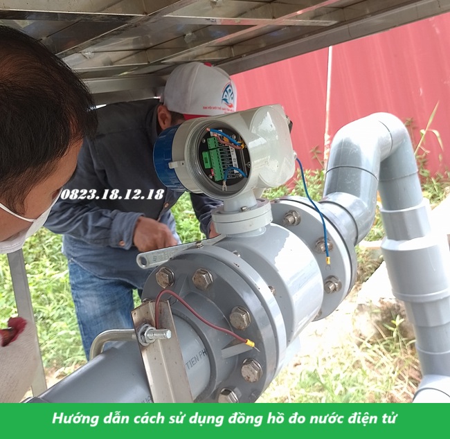 Hướng dẫn cách sử dụng đồng hồ đo nước điện tử