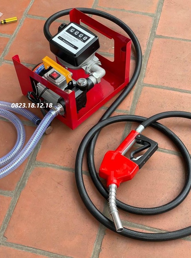 Kit bơm xăng dầu 24V di động