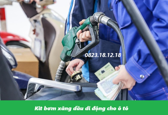 Kit bơm xăng dầu di động cho ô tô