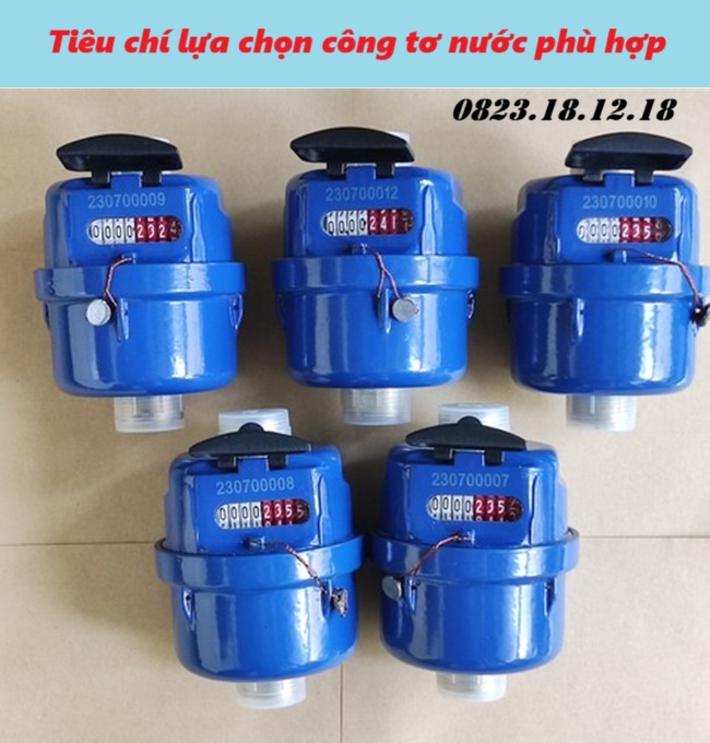 Công tơ nước là gì? 9 Tiêu chí lựa chọn công tơ nước phù hợp