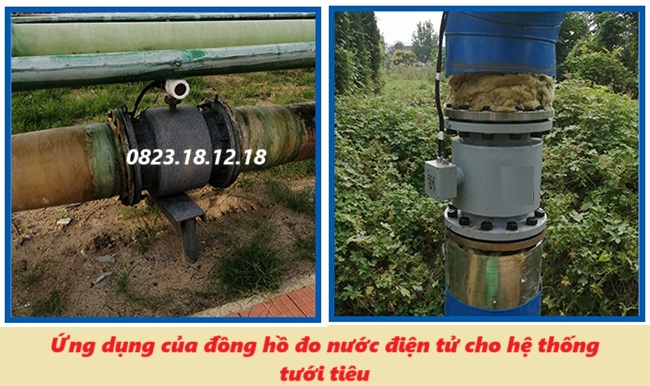 Ứng dụng của đồng hồ đo nước điện tử cho hệ thống tưới tiêu