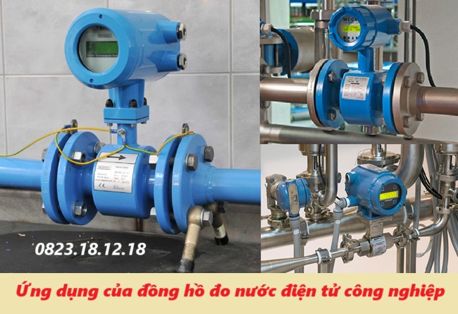 Ứng dụng của đồng hồ đo nước điện tử công nghiệp