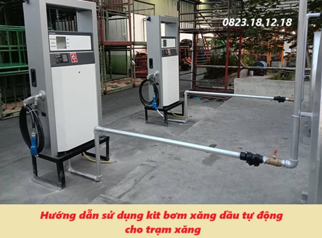Kit bơm xăng dầu tự động cho trạm xăng 11 Ứng dụng của kit bơm xăng dầu tự động cho trạm xăng