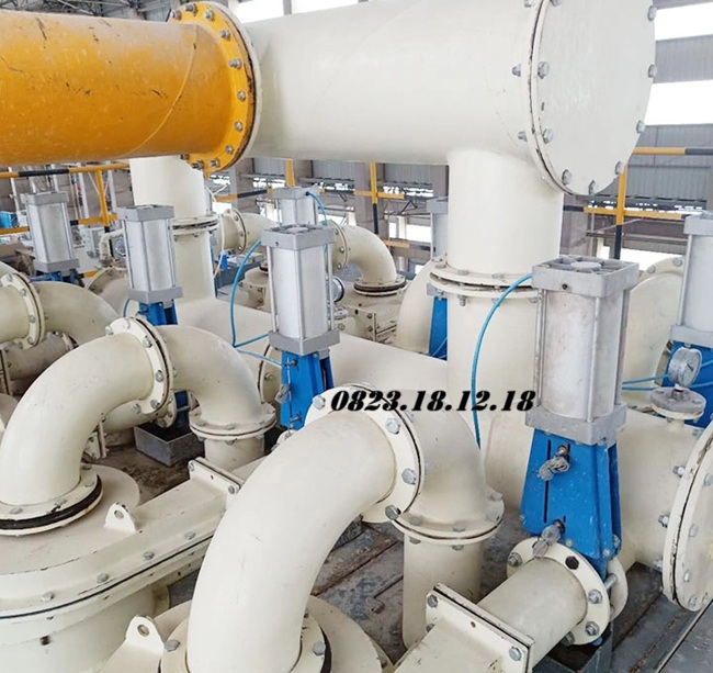 Ứng dụng của van dao khí nén trong hệ thống nước và khí